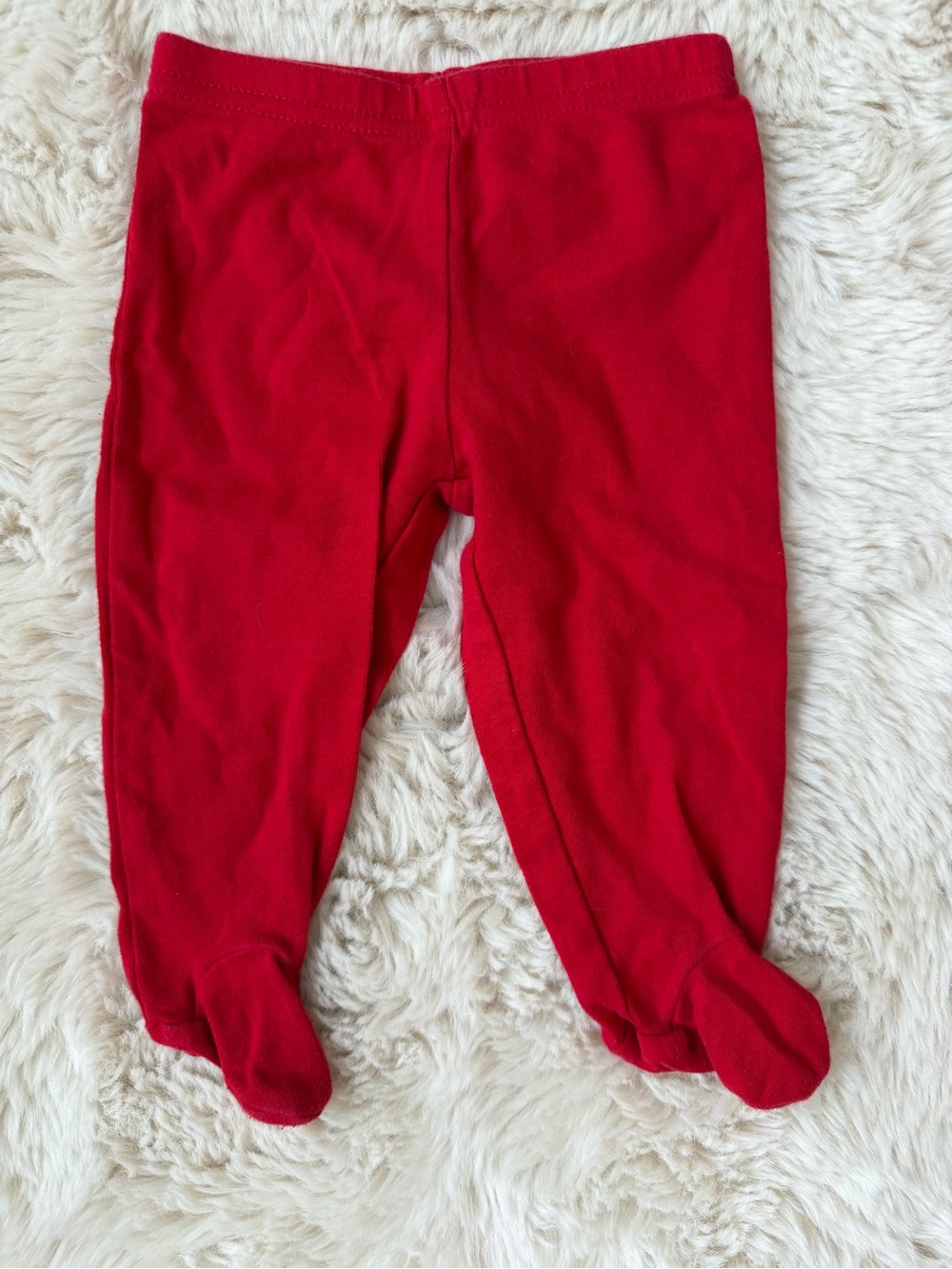 Carter's Bright Red Footed Leggings